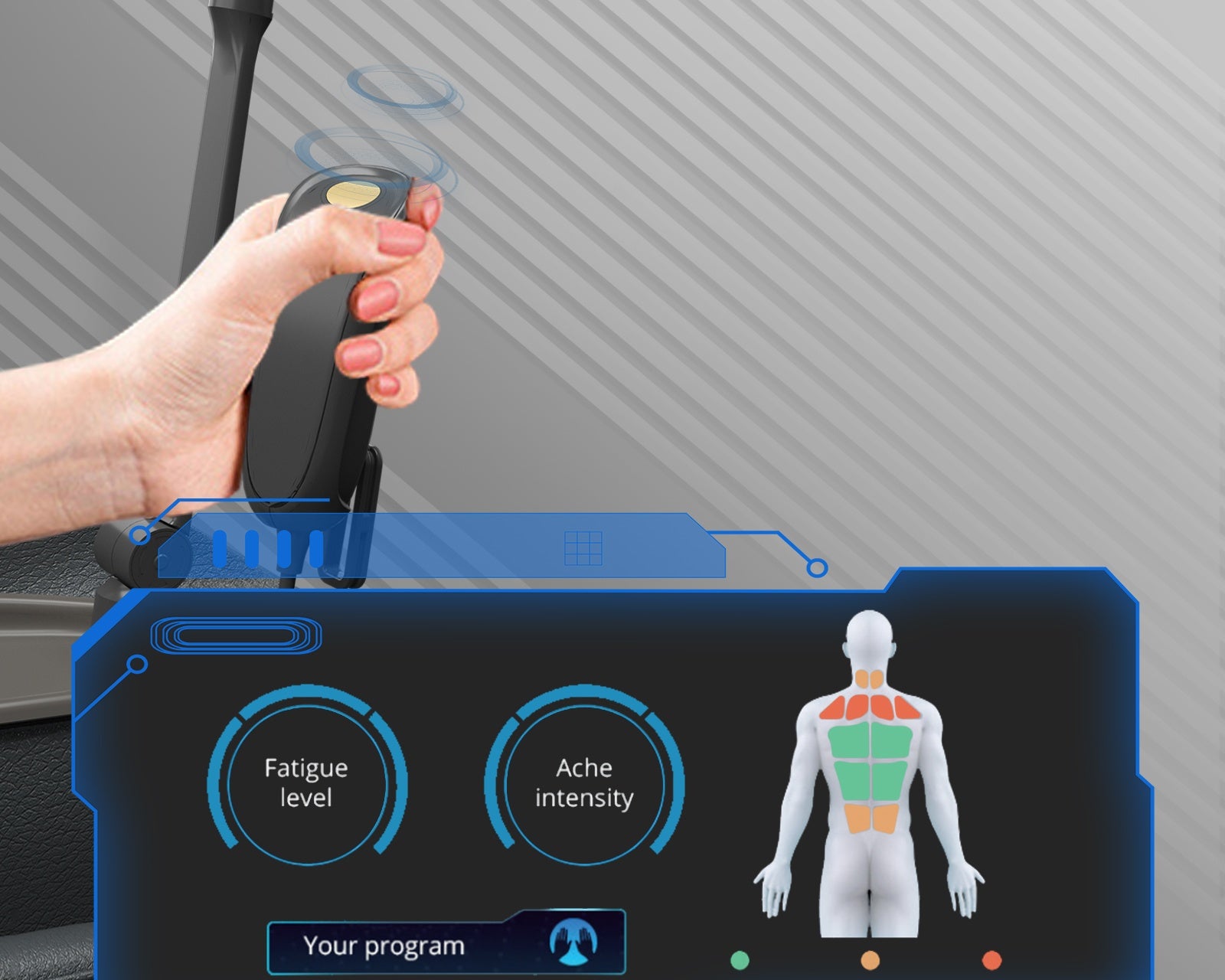 How does AI muscle tension detection actually improve the massage experience?