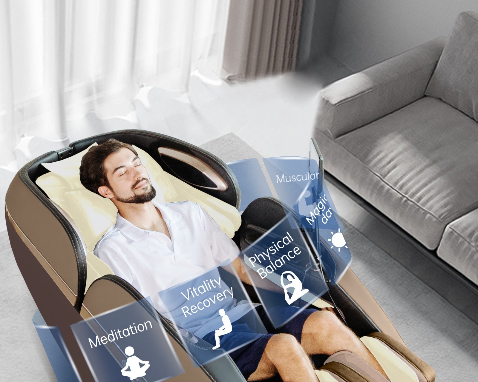 How 4D massage chairs help more with stress relief and relaxation?