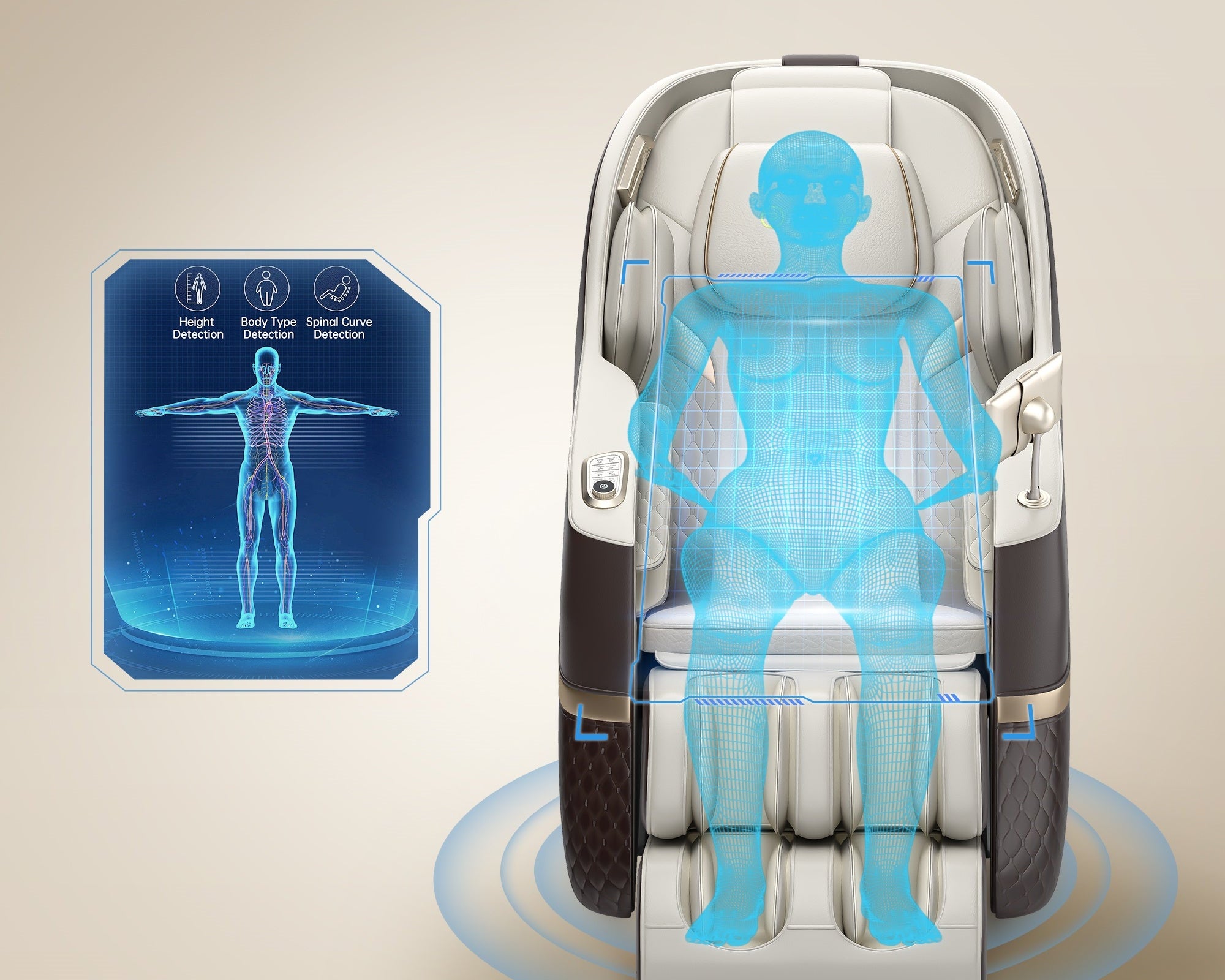 How does a body scan massage chair differ from a tradition massage chair?