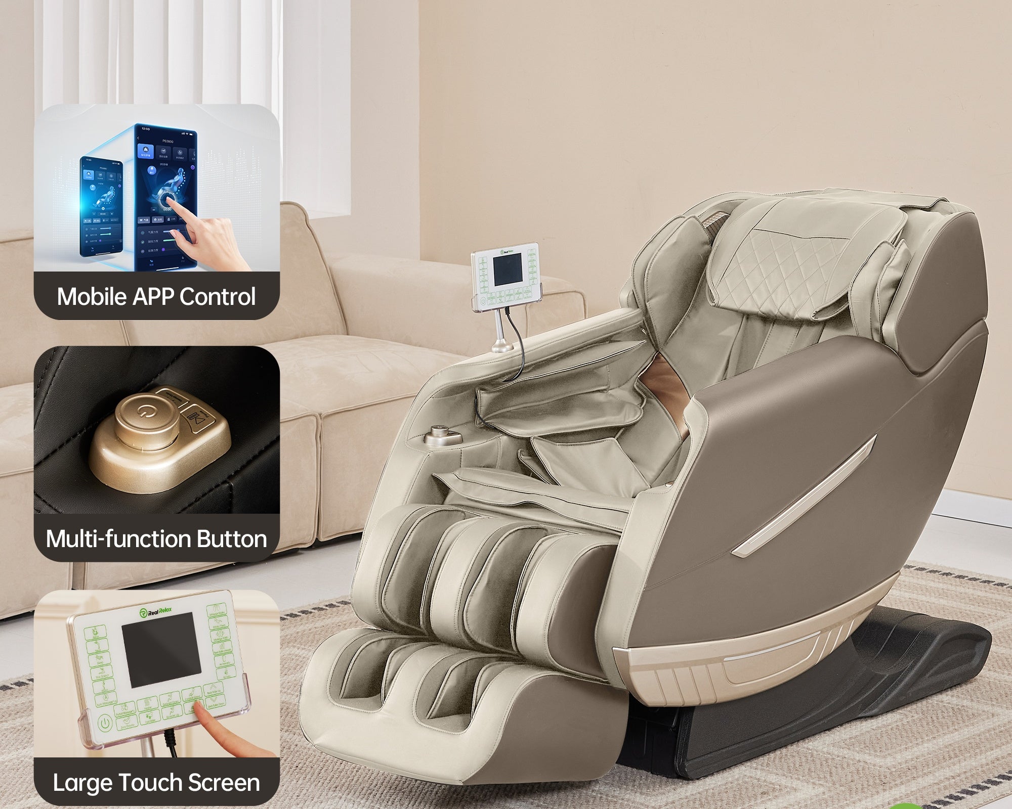 How to use Real Relax massage chair?