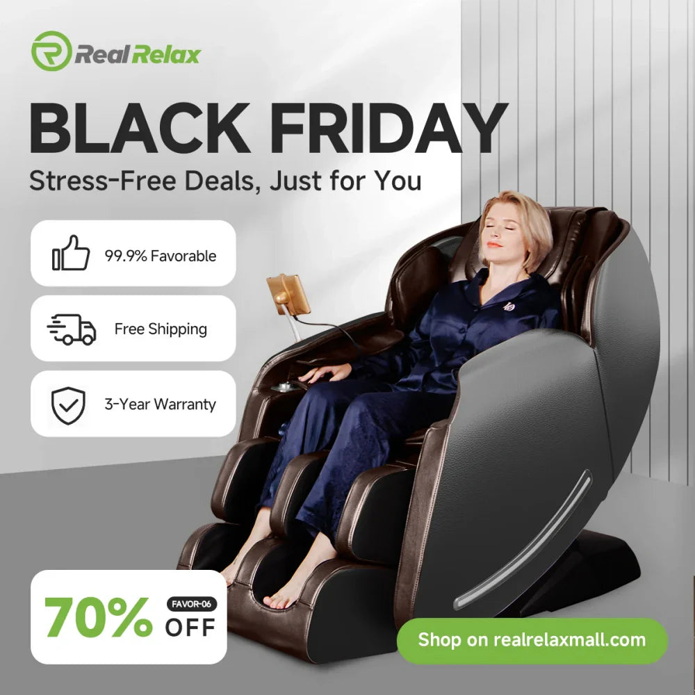Real Relax Massage Chair Black Friday Deal 2025 Coming Soon