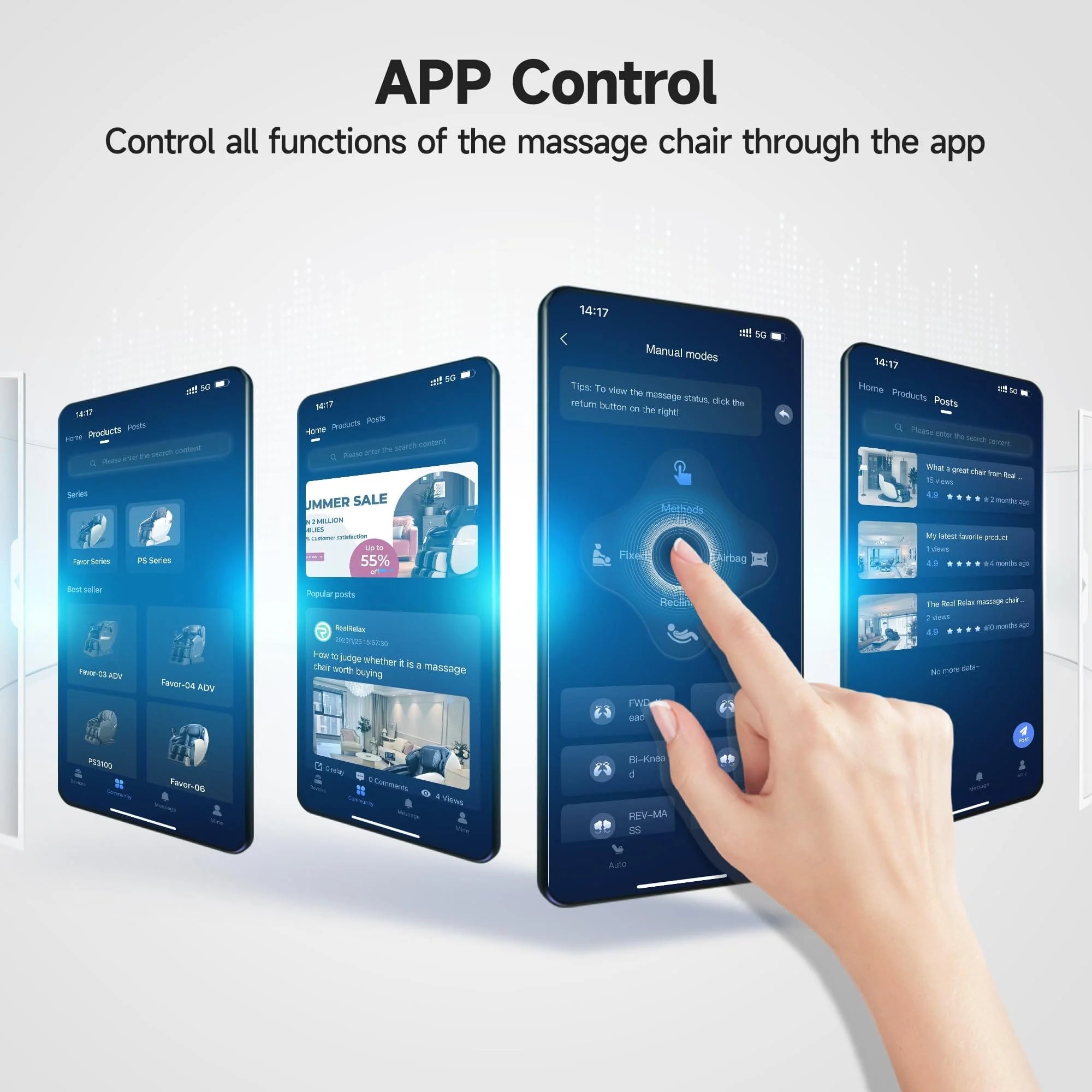 Is App important for massage chairs? How to use App for Real Relax Chair?