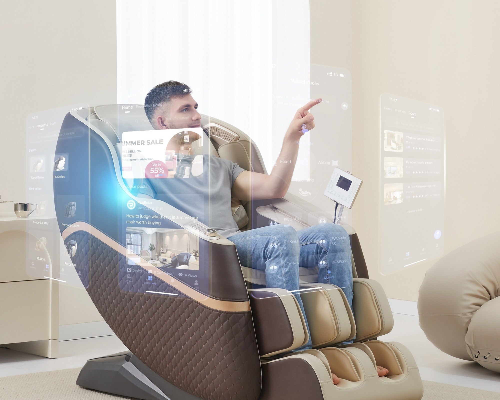 Safety Precautions For Real Relax Favor-07 Massage Chair