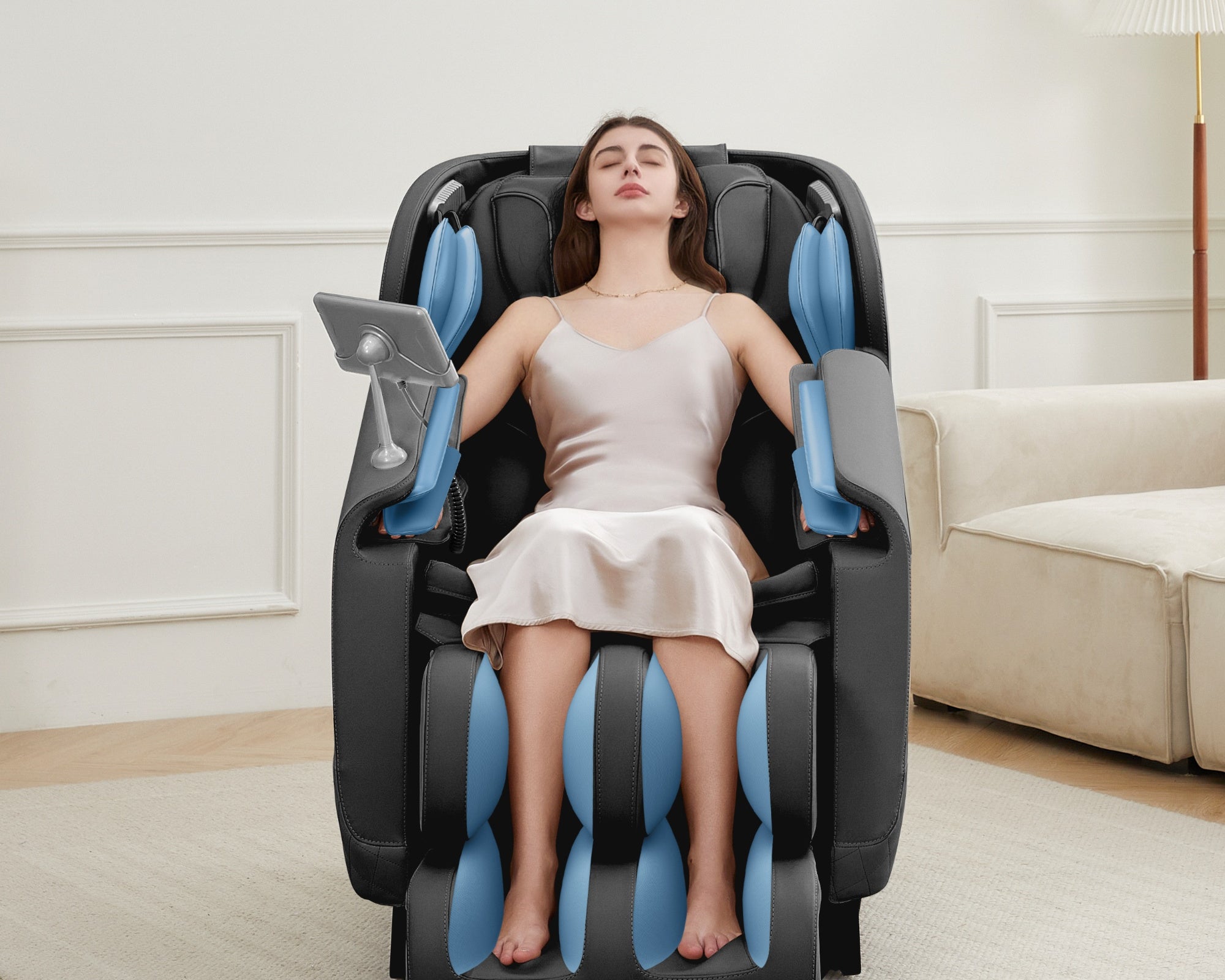 What are some tips to prevent skin allergies from massage chairs?