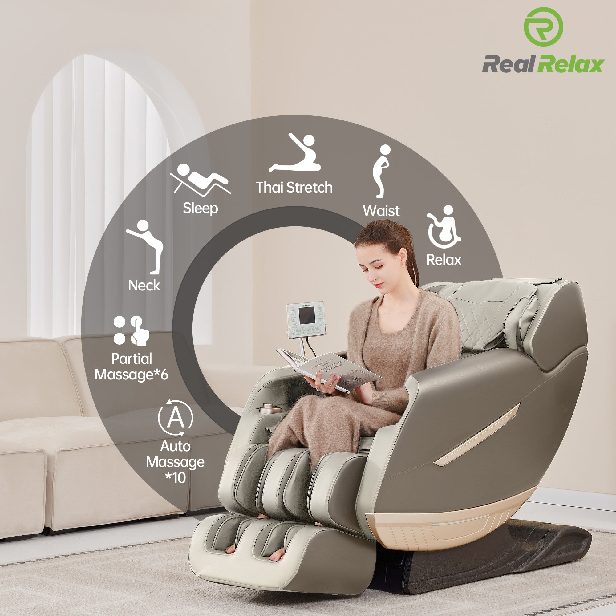 What is 3D massage chair?