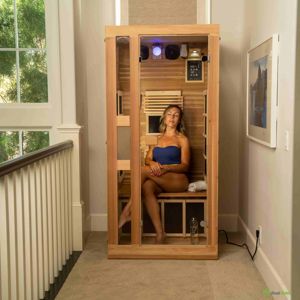 Where should I place an infrared sauna in my house?