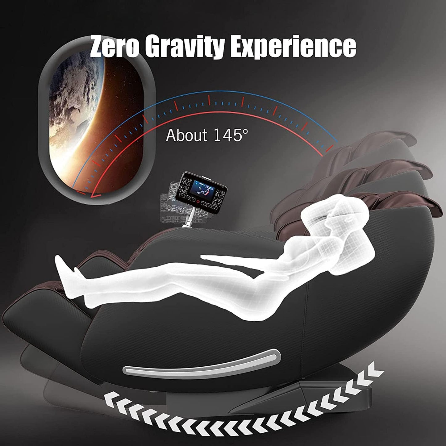Real Relax notShow Favor-06 Massage Chair Brown A