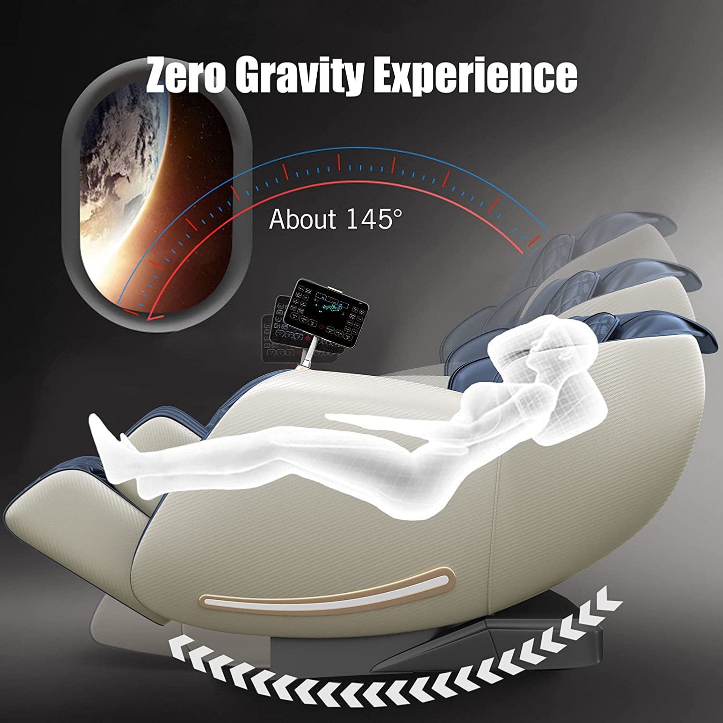 Real Relax notShow Favor-06 Massage Chair Blue A