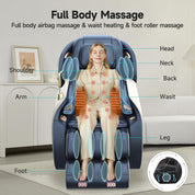Real Relax Massage Chair Favor-06 Massage Chair Blue