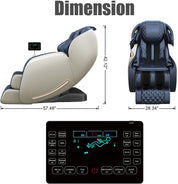 Real Relax Massage Chair Real Relax® Favor-06 Massage Chair Blue Refurbished