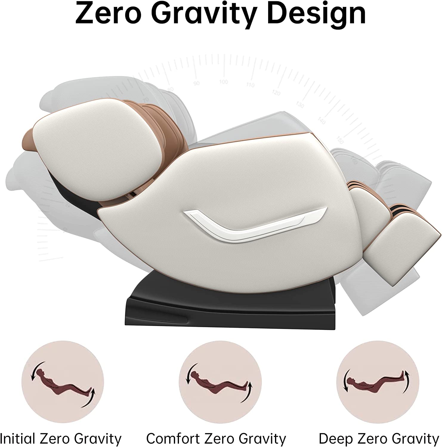 Real Relax Massage Chair Real Relax® SS01 Massage Chair Khaki Refurbished