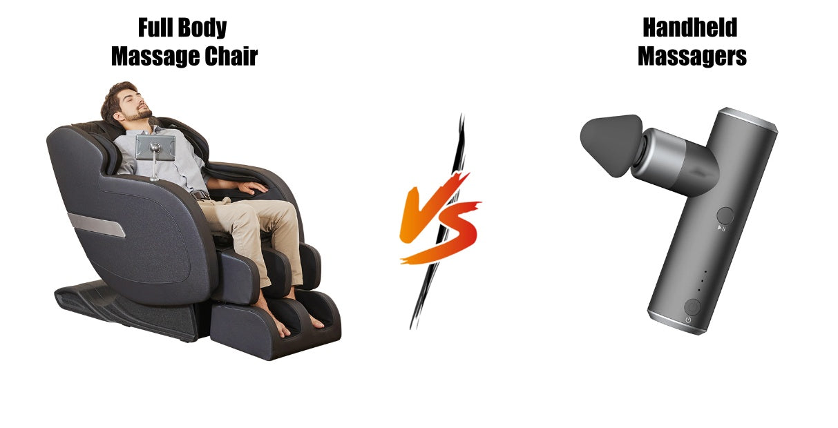 Full Body Massage Chair vs. Handheld Massagers