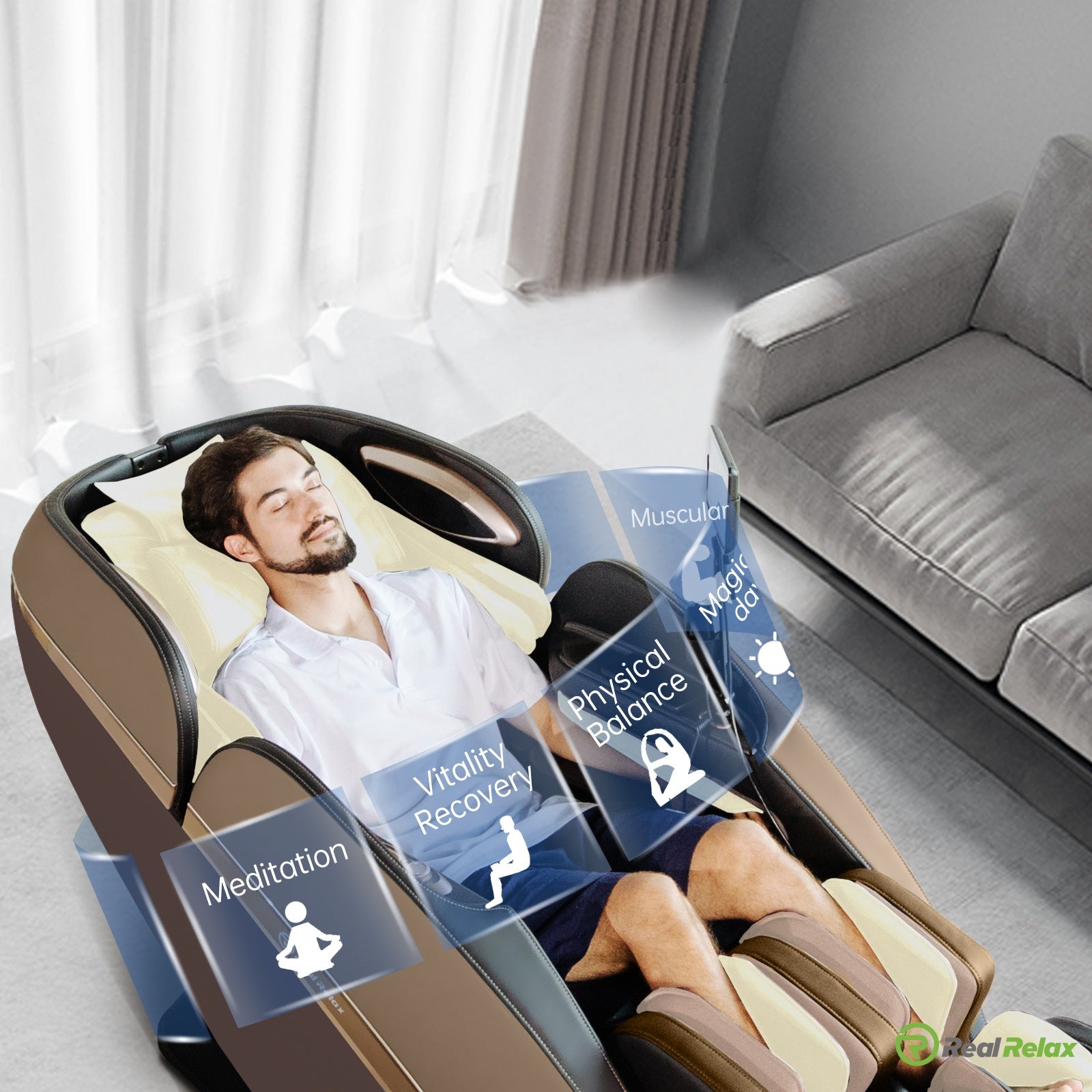 How do 4D massage technologies work in AI massage chairs?