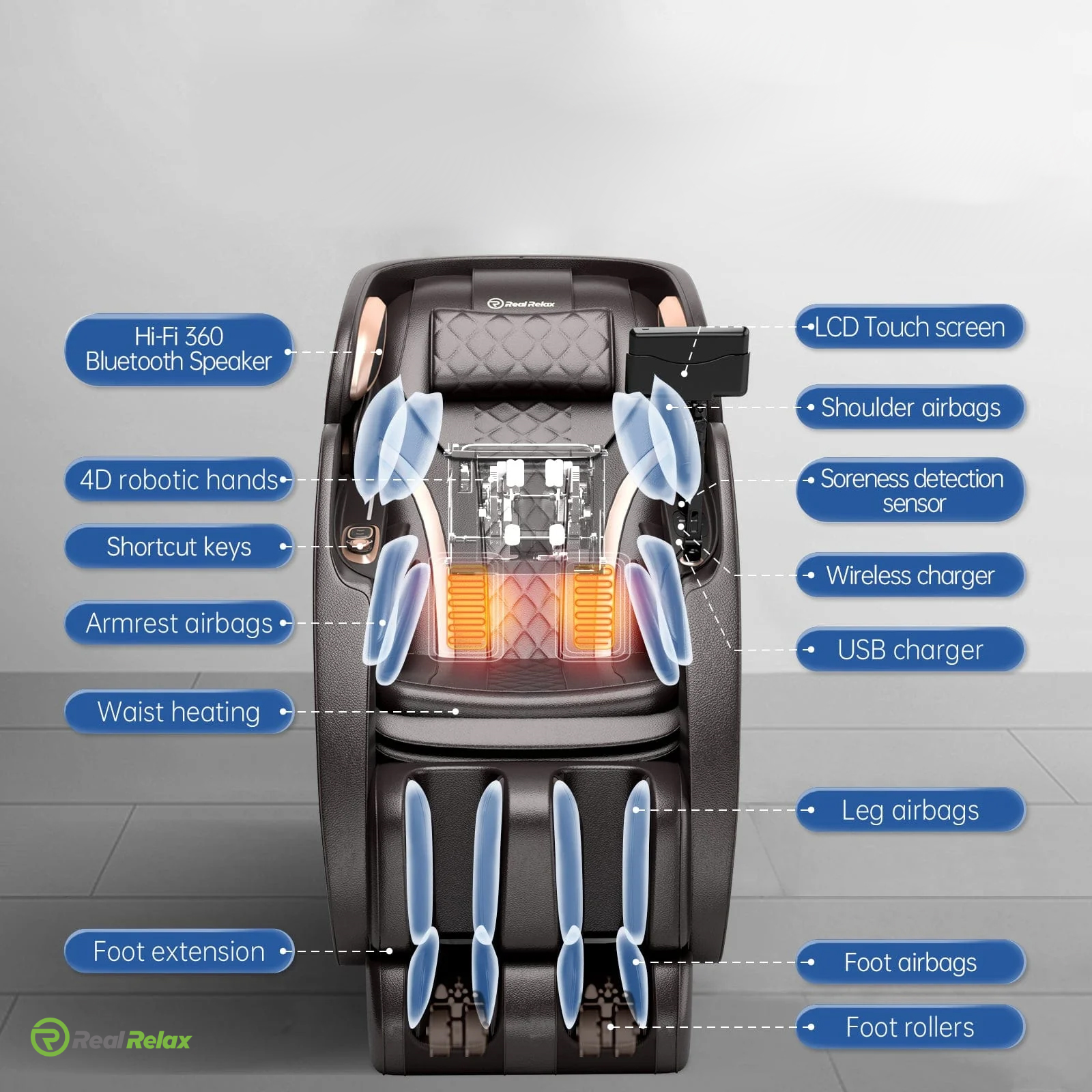 How do AI massage chairs learn my preferences?