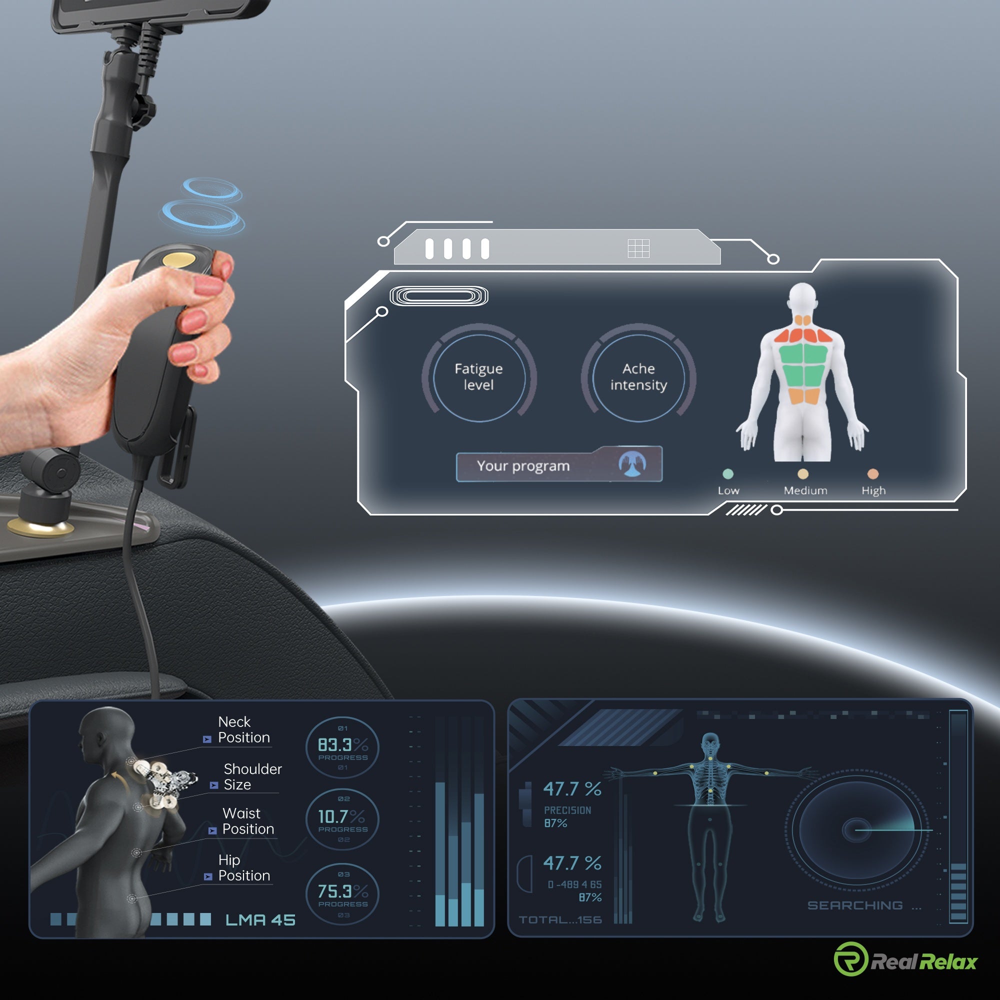 How does an AI massage chair enhance relaxation?