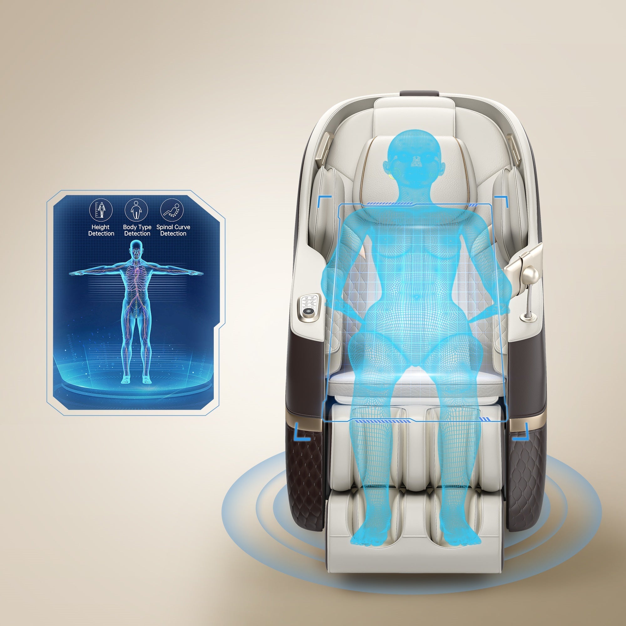 How does a body scan massage chair differ from a tradition massage chair?