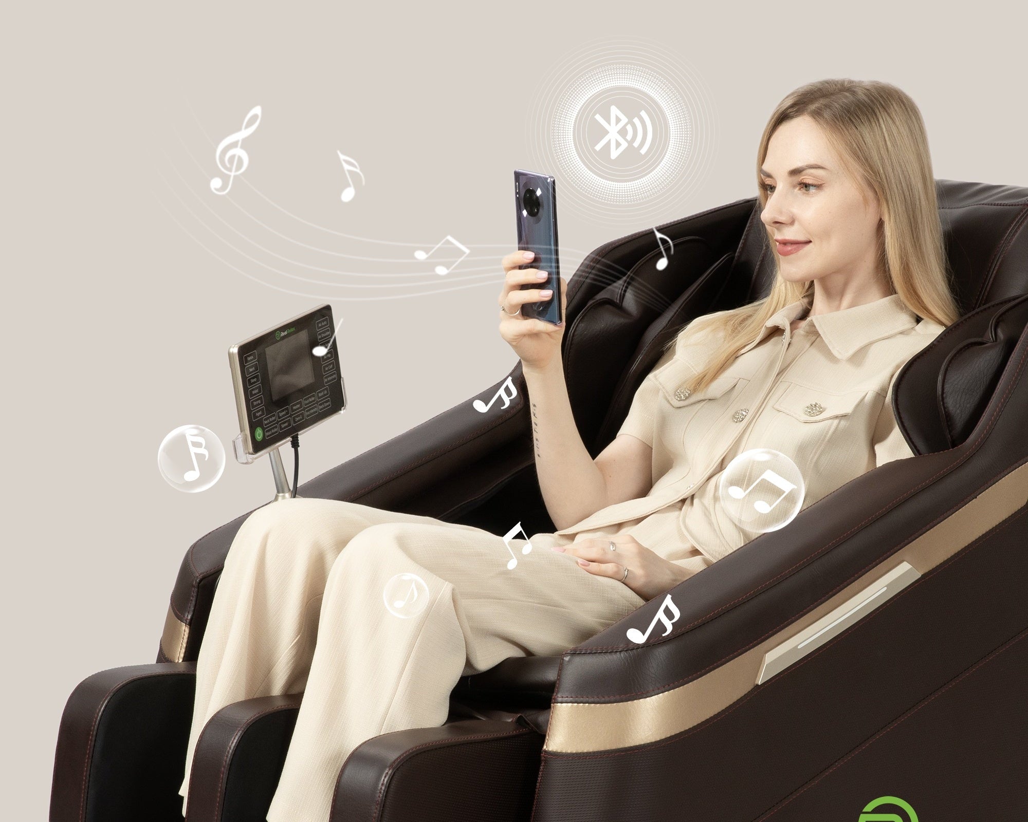 How to Connect Bluetooth on Phone to Real Relax Massage Chair?
