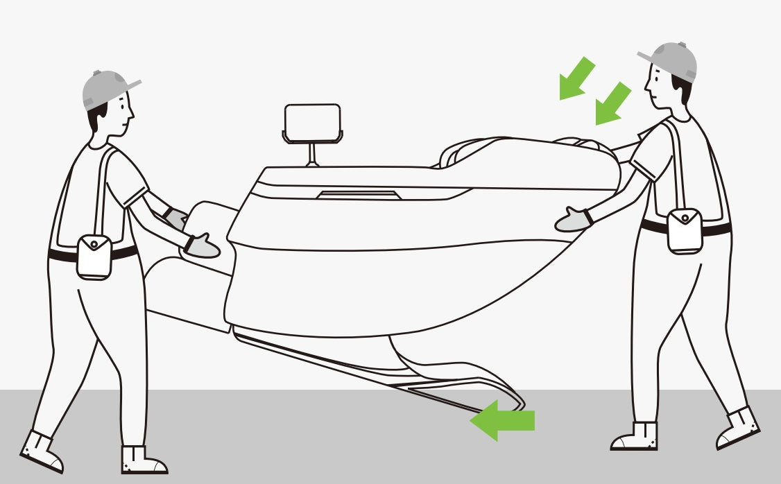 How to move Real Relax massage chairs