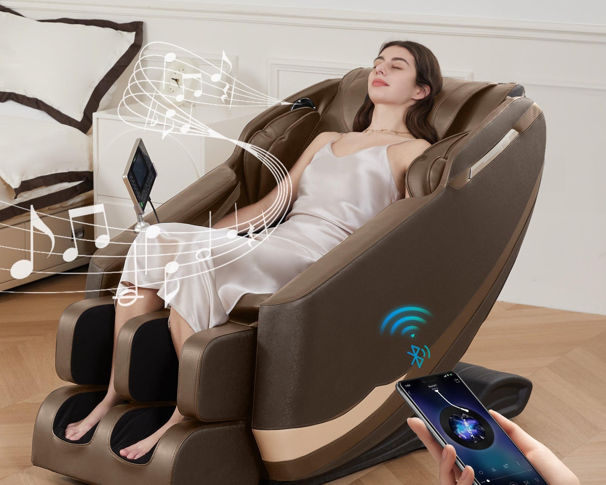 How to make massage chair a surprise for Galentine's Day?