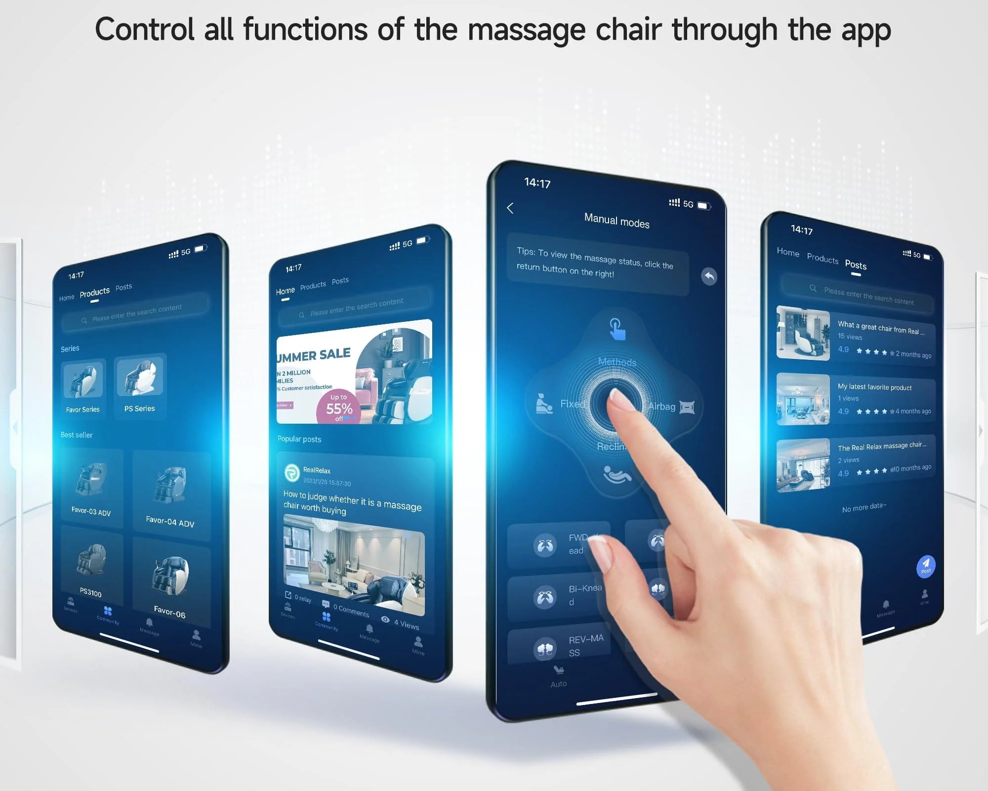 Is App important for massage chairs? How to use App for Real Relax Chair?