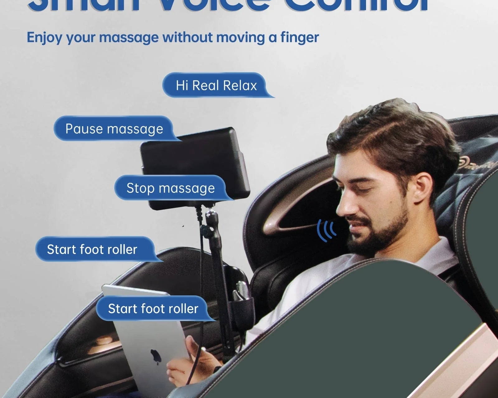 Is voice control necessary for a massage chair?