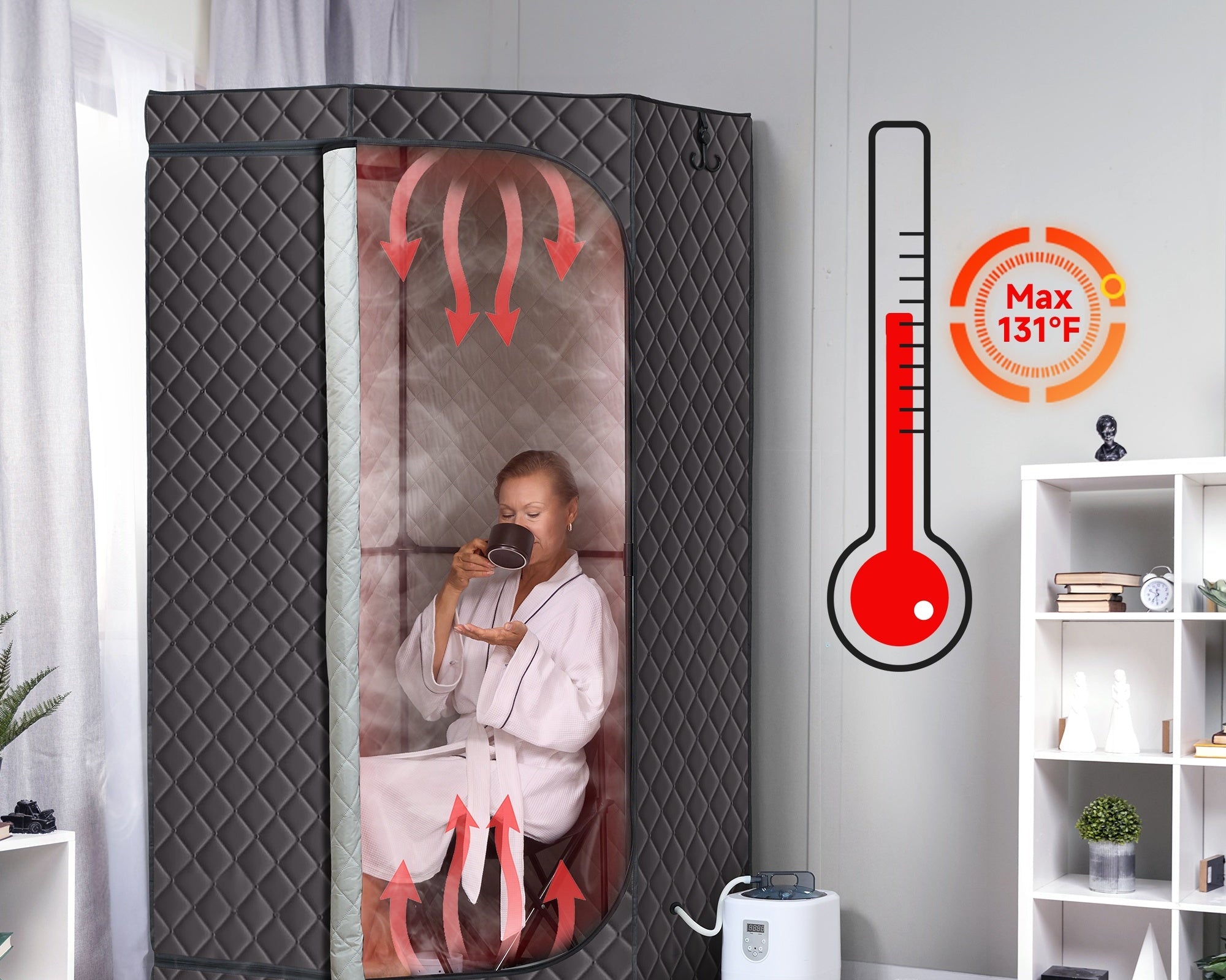 What are portable saunas for home?