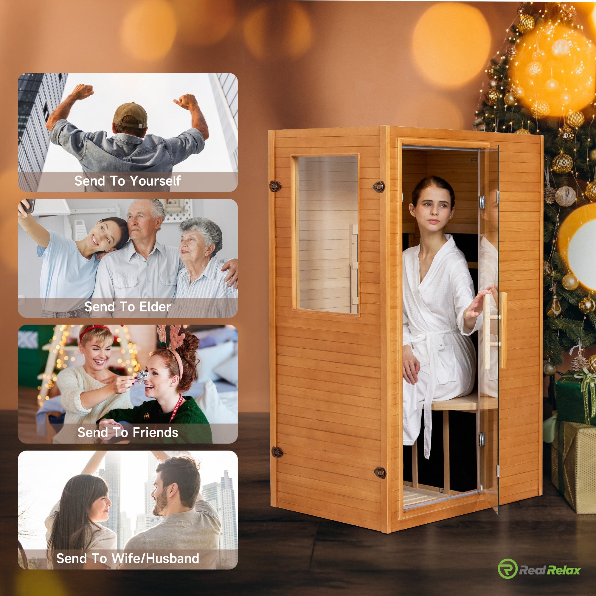 What can a one-person far infrared sauna do?