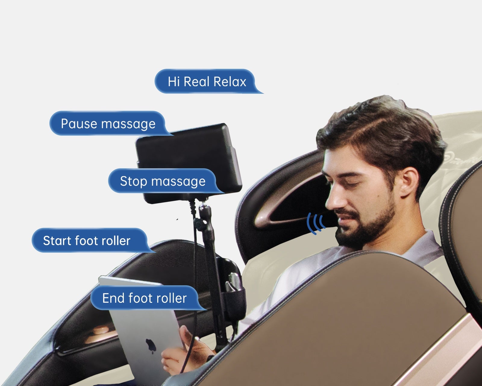 How to Use Voice Control on Real Relax Massage Chair?