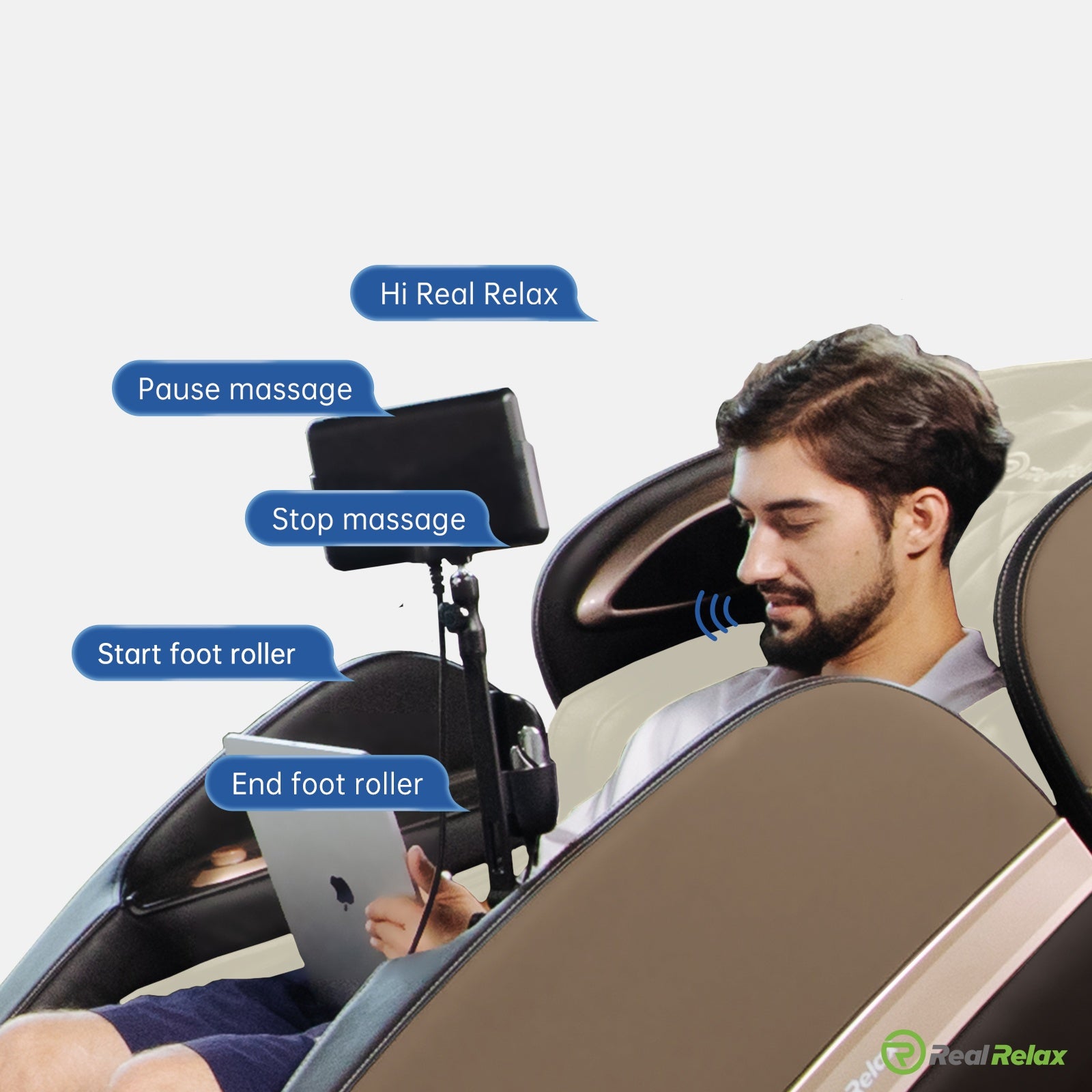 How to Use Voice Control on Real Relax Massage Chair?
