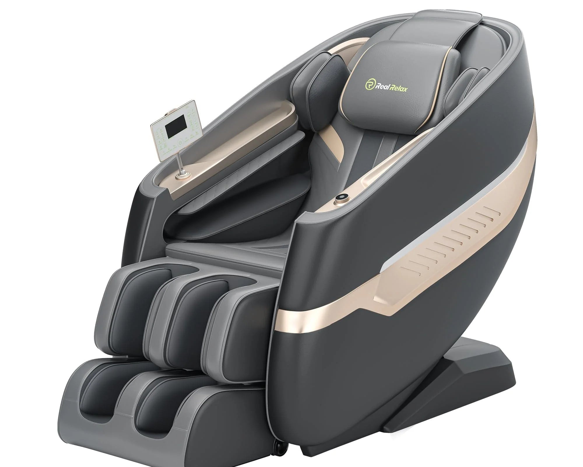 How does Real Relax ensure massage chairs fit different body types?