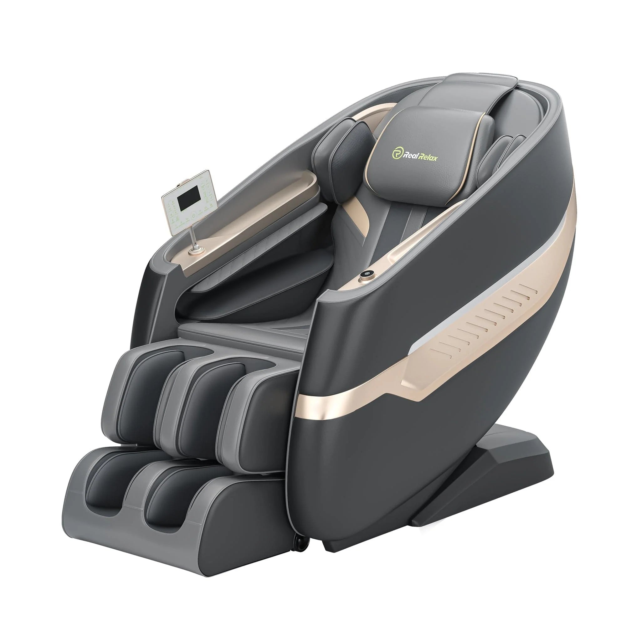 How does Real Relax ensure massage chairs fit different body types?