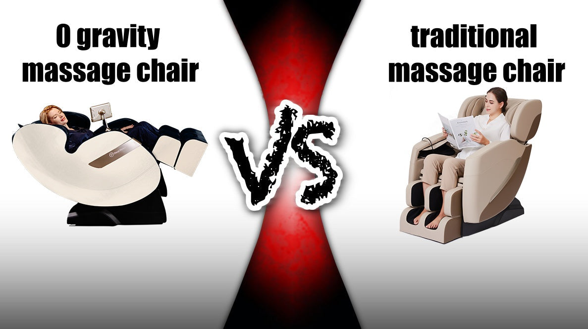 zero gravity massage chair vs. traditional massage chair