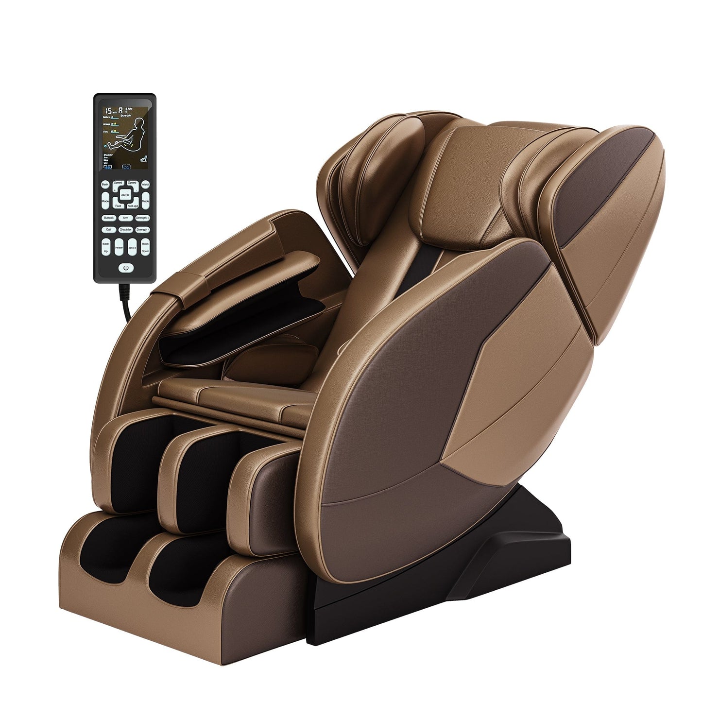 Real Relax Massage Chair MM450 Massage Chair Brown