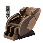 Real Relax Massage Chair MM450 Massage Chair Brown Gold Color Refurbished