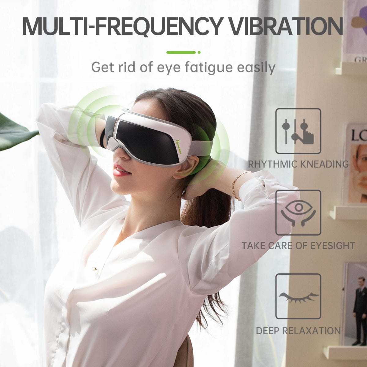 Real Relax notShow Real Relax Smart Electric Eye Massager with Heat Vibration  2
