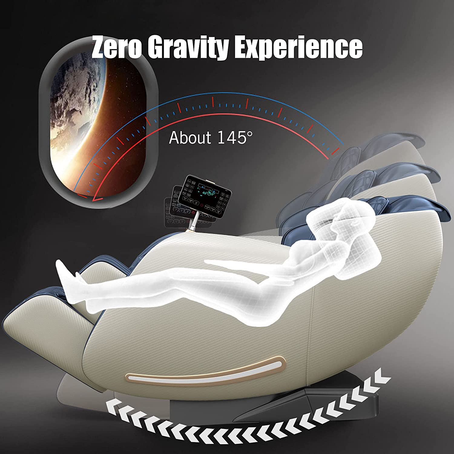 Real Relax notShow Favor-06 Massage Chair Blue A