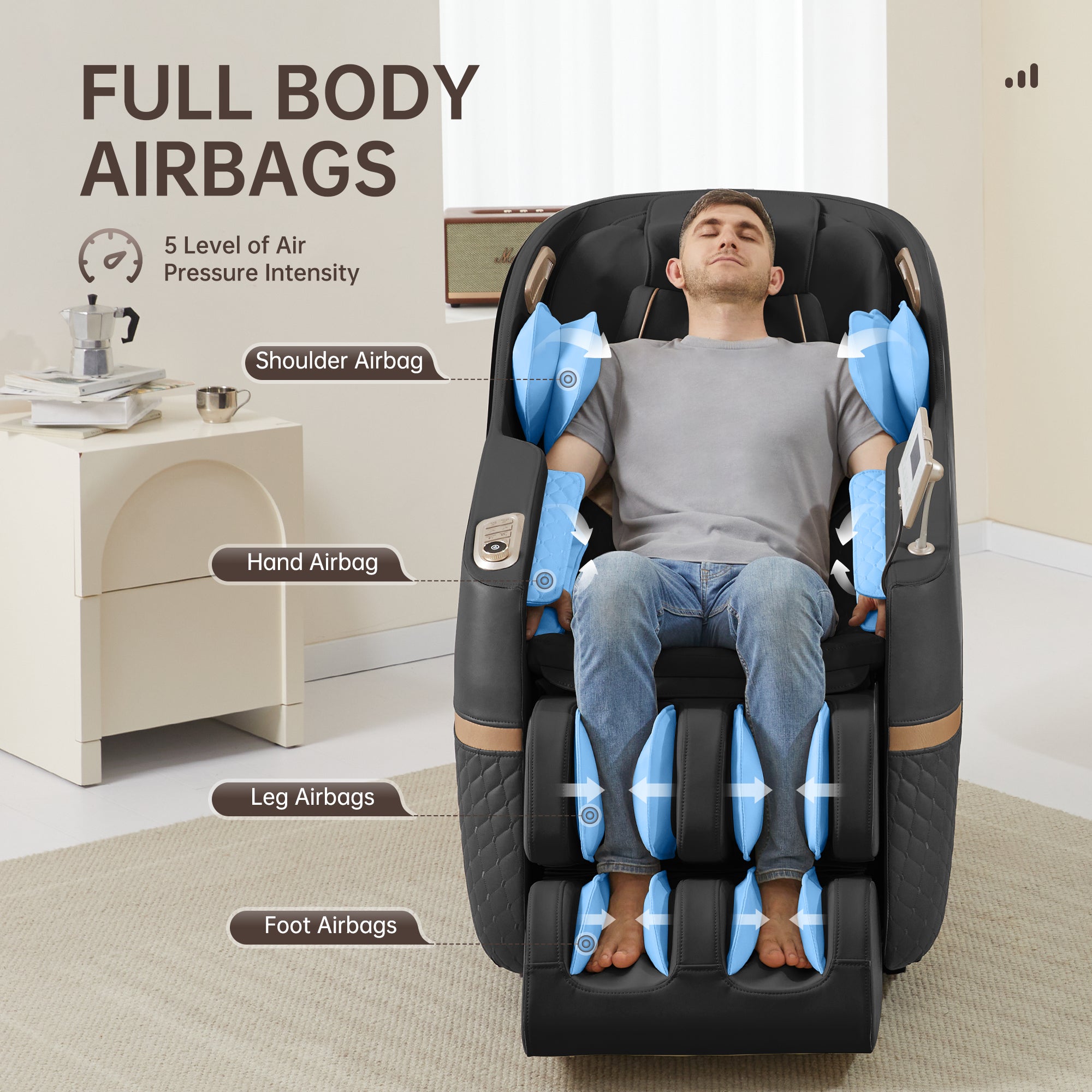 Favor-07  Massage Chair Black