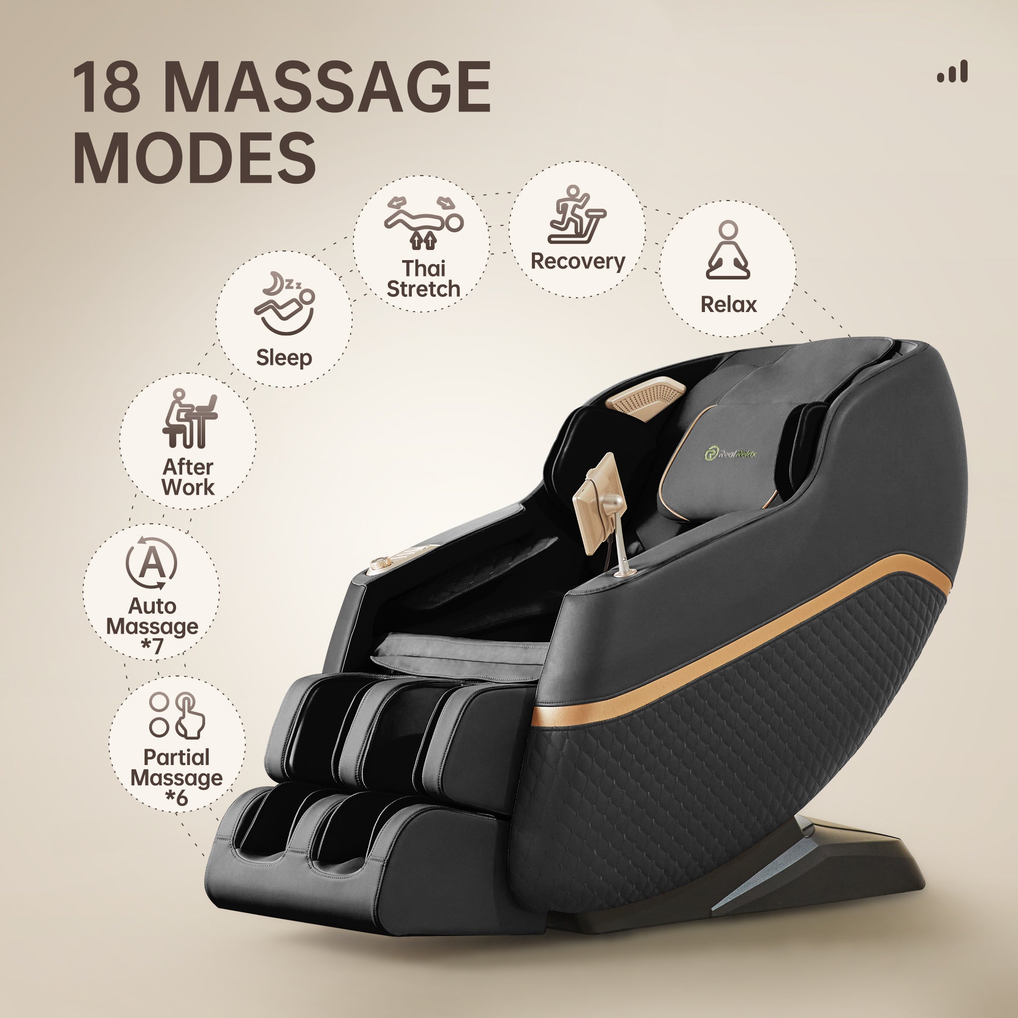 Favor-07  Massage Chair Black