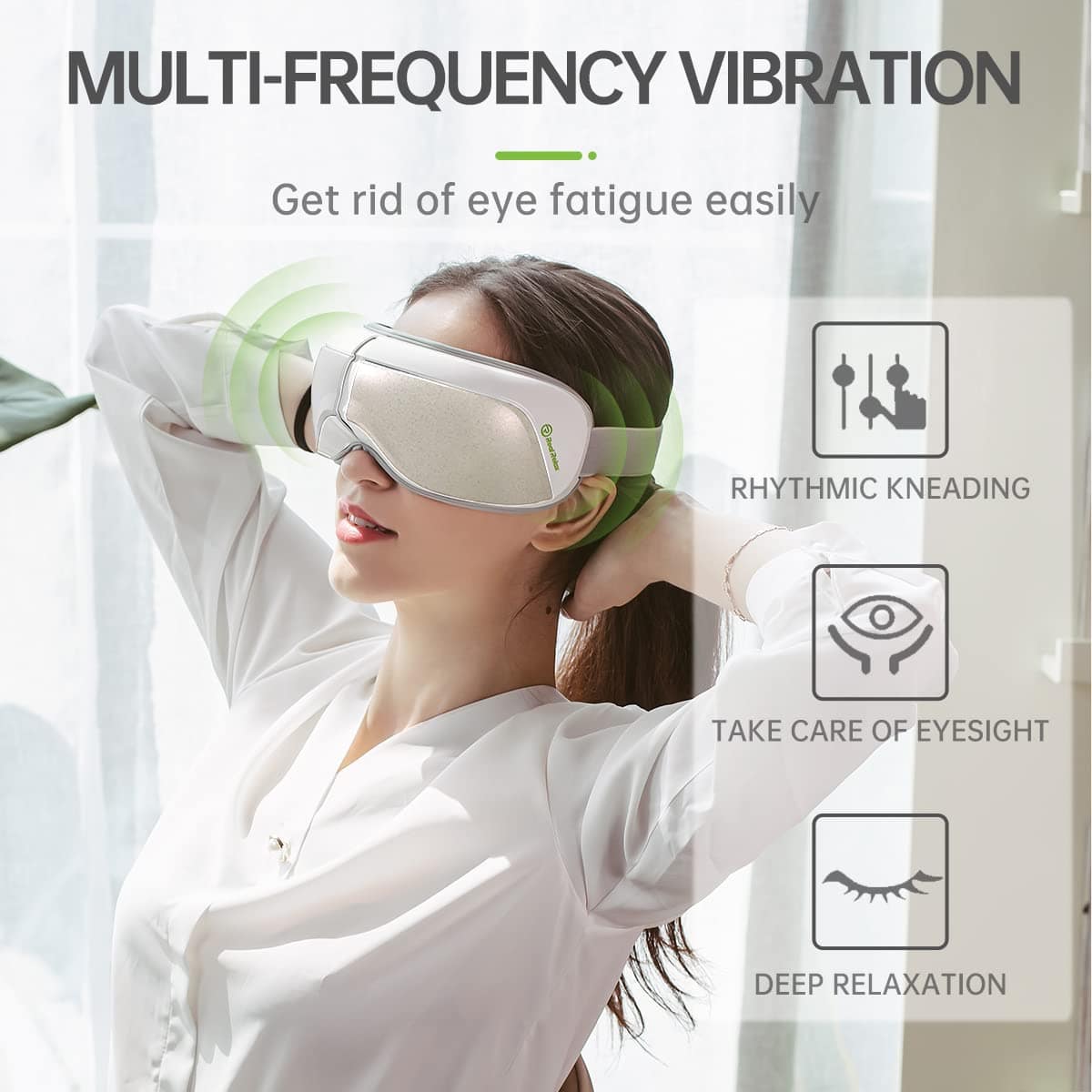 Real Relax MASSAGERS Real Relax Smart Electric Eye Massager with Heat Vibration