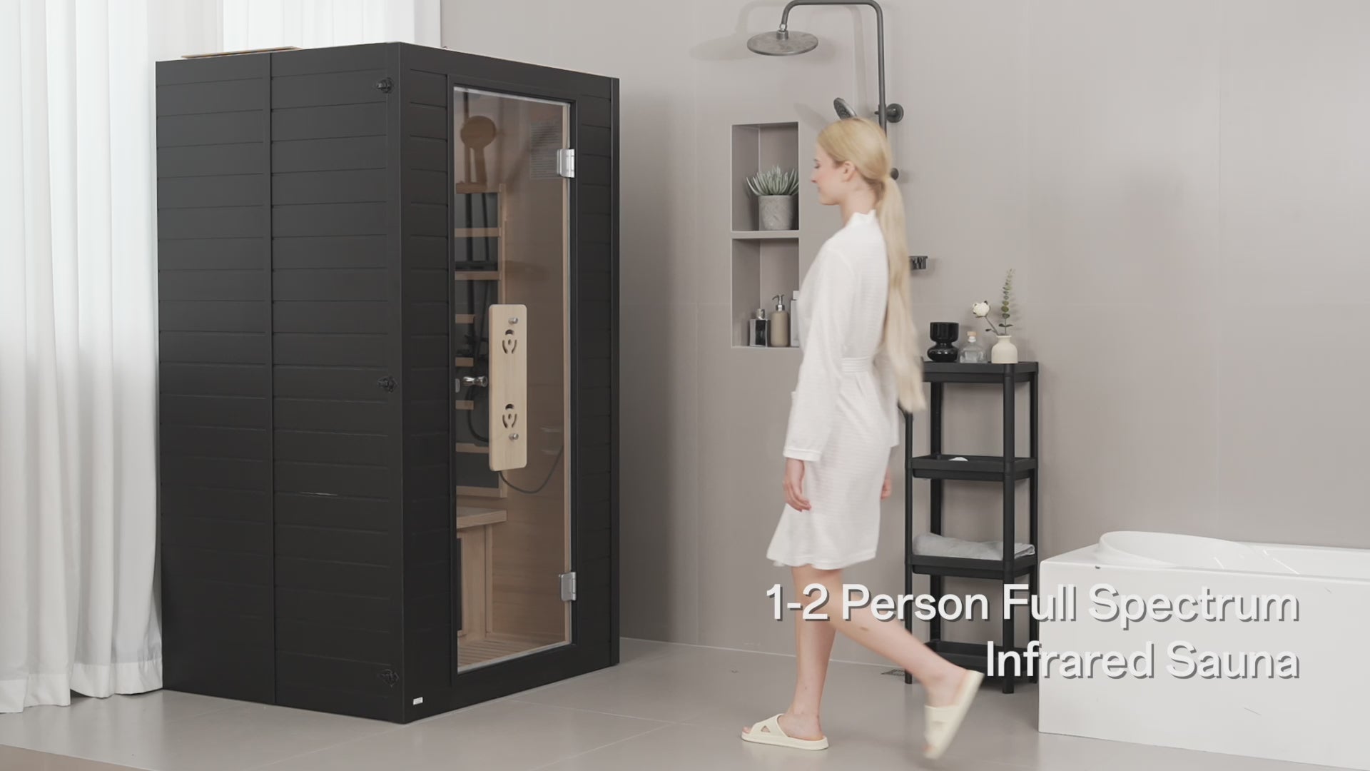 Neptune 1-2 Person Full Spectrum Red-Light Therapy Sauna