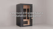 Neptune 2 Person Full Spectrum Red-Light Therapy Sauna