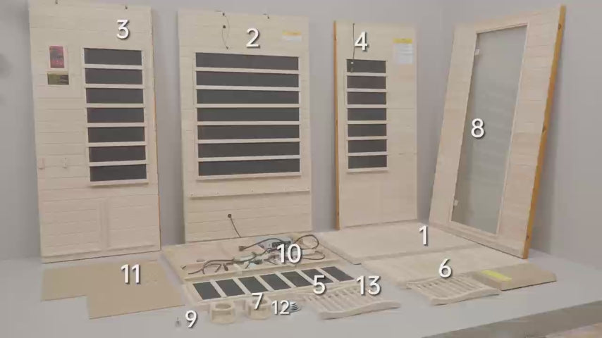 2 Person Infrared Sauna For Indoor