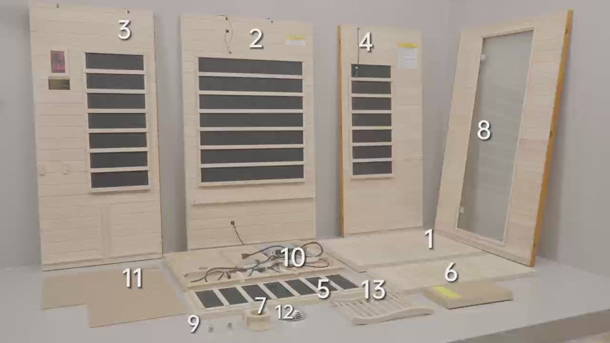 Earth 1-2 Person Low EMF Far Infrared Sauna
