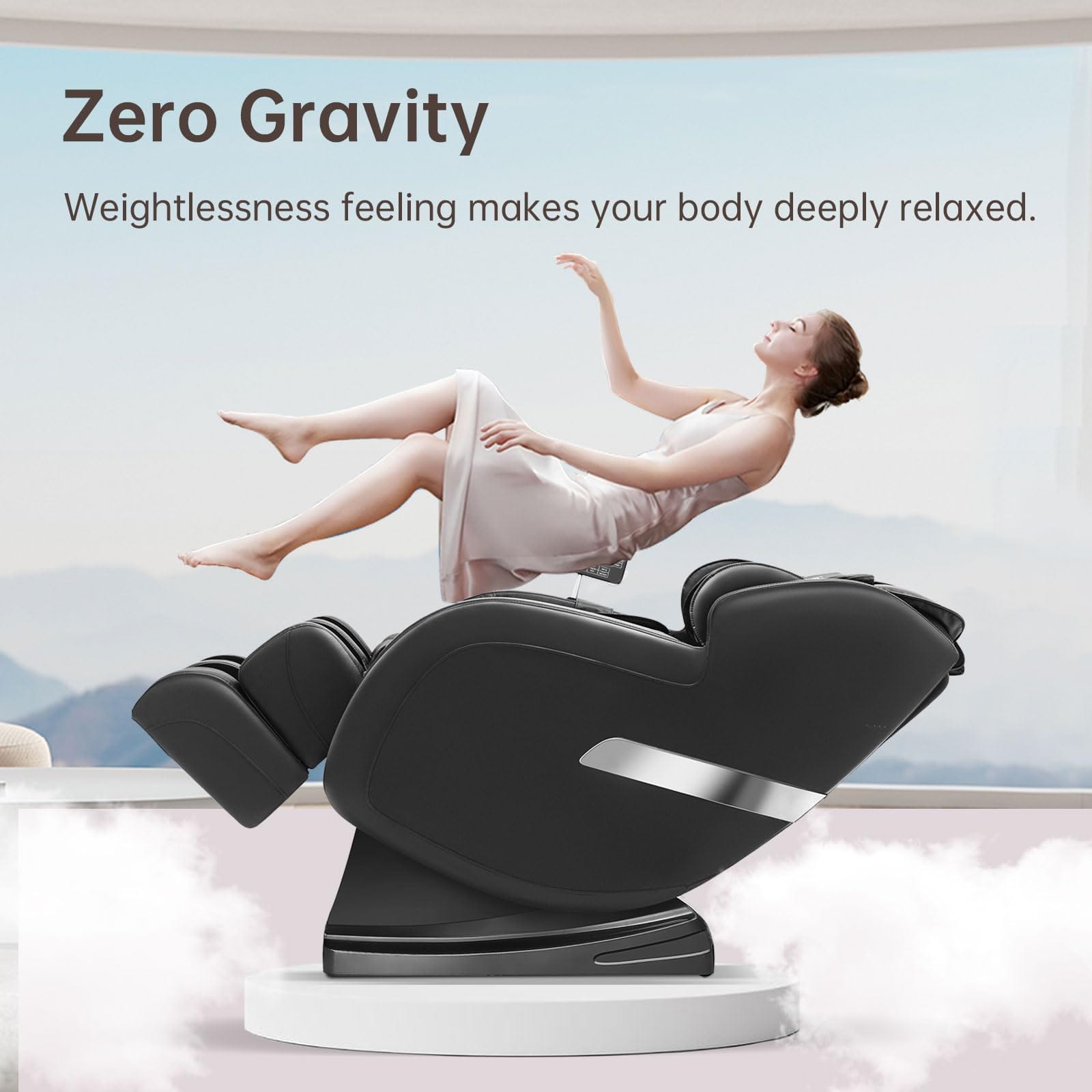 Real Relax Massage Chair 3D Favor-05  Massage Chair black