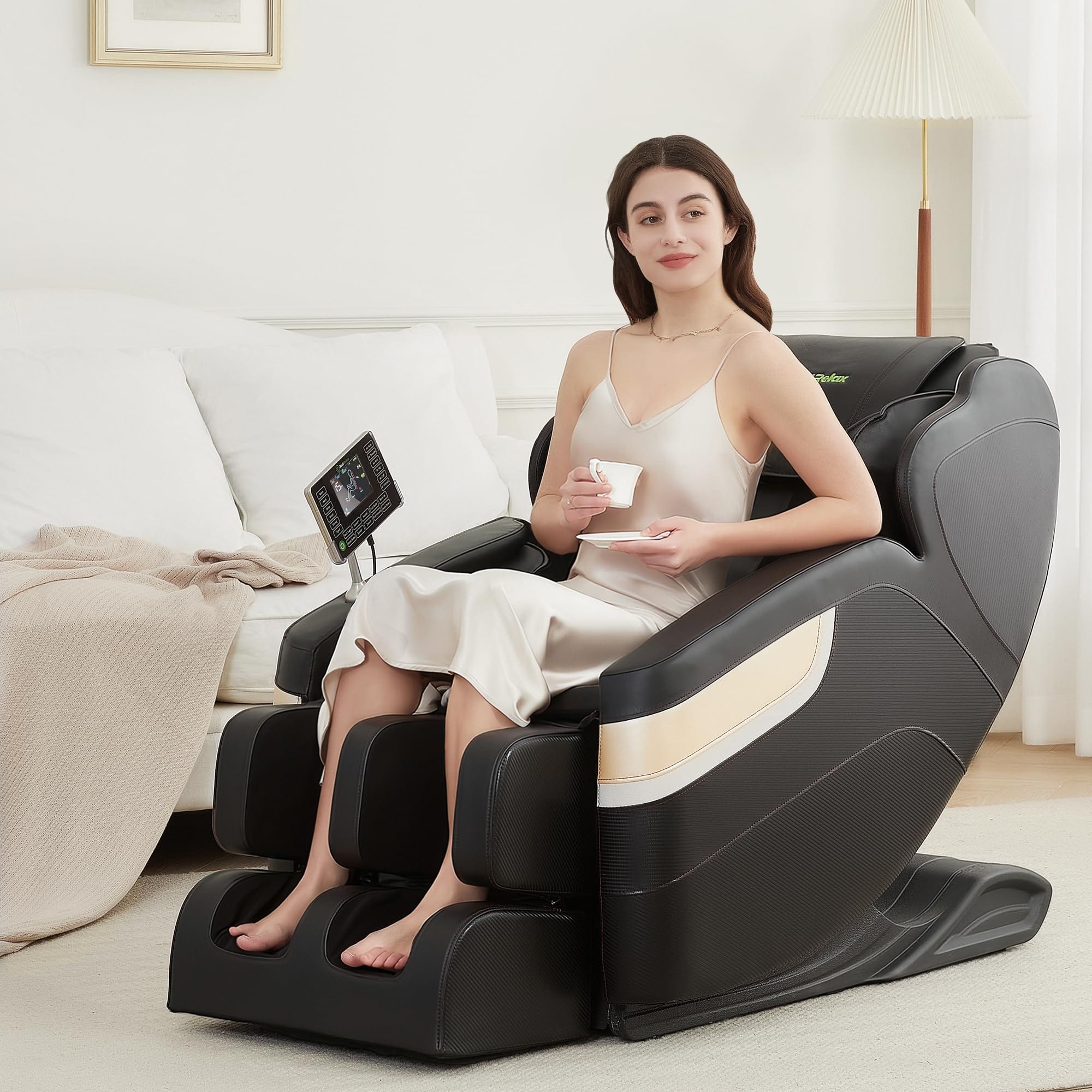 Real Relax Massage Chair BS-04 Massage Chair Black