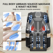 Real Relax Massage Chair BS-04 Massage Chair Black