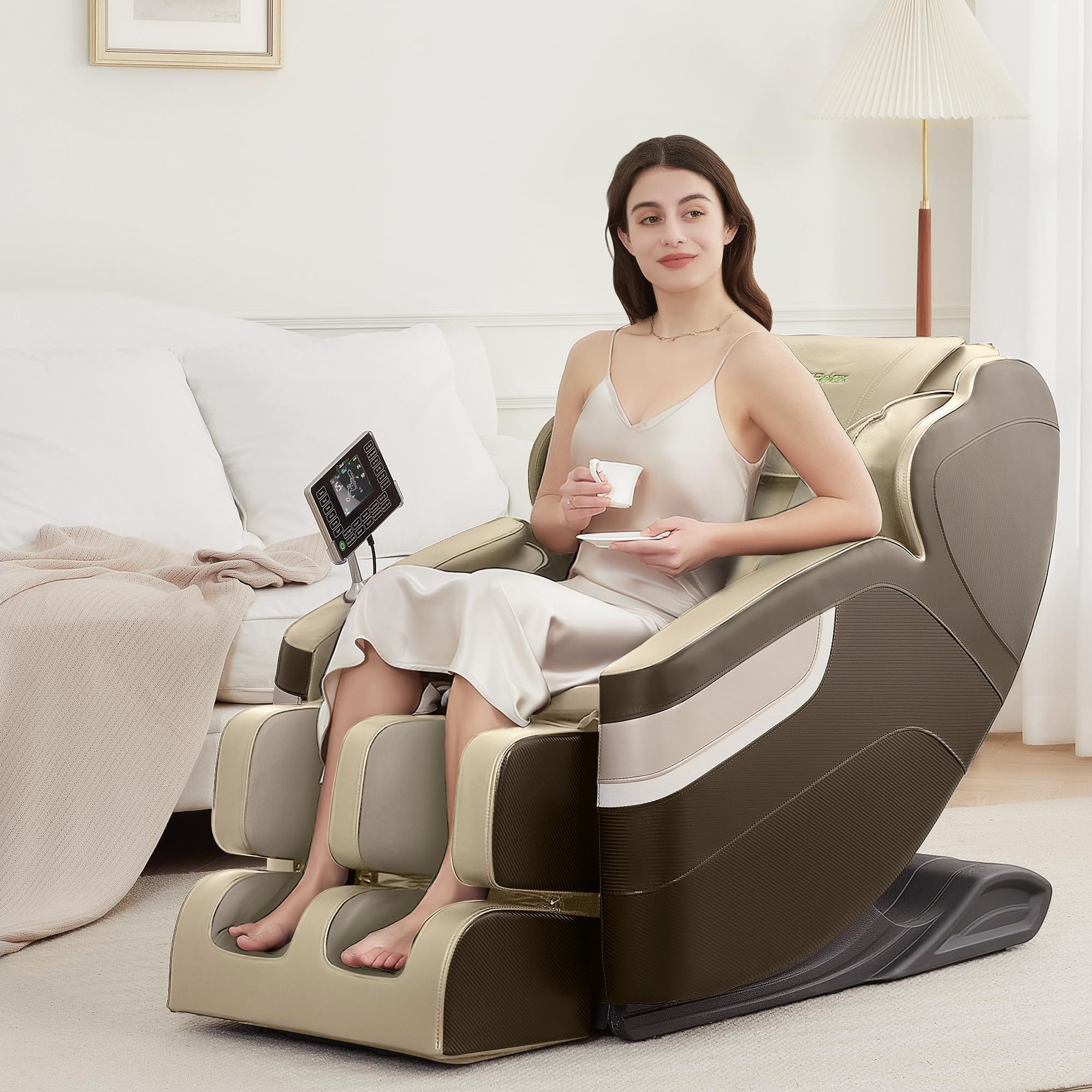 Real Relax Massage Chair BS-04 Massage Chair Brown