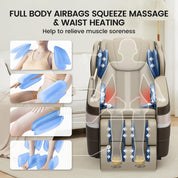 Real Relax Massage Chair BS-04 Massage Chair Brown