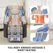 Real Relax Massage Chair BS-06 Massage Chair Brown