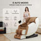 Real Relax Massage Chair Favor-11 Massage Chair Brown and White